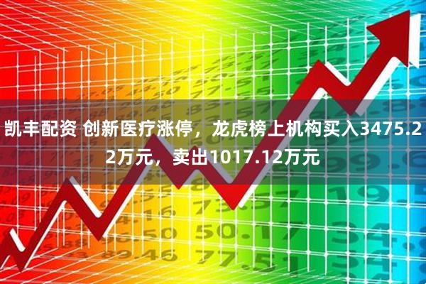 凯丰配资 创新医疗涨停，龙虎榜上机构买入3475.22万元，卖出1017.12万元